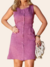 Vestido Curto Roxo - comprar online