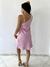 VESTIDO CURTO FLORES - ROSA - comprar online