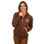 LUCAS DA ROSA FEMALE BROWN SWEATSHIRT