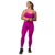 FUCHSIA DRAPEED WAIST LEGGING on internet