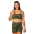 KELLY WORKOUT MILITARY GREEN SHORTS