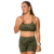 KELLY WORKOUT MILITARY GREEN SHORTS - Pwrd By Coffee Usa