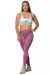 DRAPEED WAIST MEDUSA PURPLE LEGGING