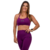 "LAS VEGAS" BLACKBERRY PURPLE W/ BLACK TAG SPORTS BRA