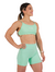 CAROL MINT SPORTS BRA - Pwrd By Coffee Usa