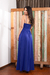 VESTIDO SANTIN ELISE AZUL - comprar online