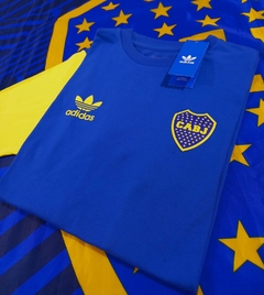 CONJUNTO REMERA Y BERMUDA BOCA JUNIORS 2024