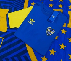 CONJUNTO REMERA Y BERMUDA BOCA JUNIORS 2024 en internet