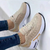 Foreign trade large size new casual sneakers women's flying wedge round toe lace - Empório dos Calçados