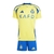 Kit Infantil Al-Nassr I 24/25 - Adidas - Amarelo e azul - (Pronta Entrega)