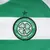 Emblema da camisa do Celtic Football Club, destacando o trevo de quatro folhas e a estrela acima.