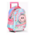 MOCHILA SMILE FOOTY CON CARRO 18" CON LUZ - comprar online