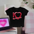 Baby Tee I ♥ My Girlfriend (Personalizada) - comprar online