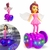 Boneca Hoverboard Giratória Anjo Dançarina Com Som e Luz (BonecaAnjoHoverboard