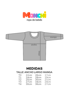 Camiseta manga larga 100% algodón Pack X 3 - tienda online