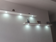 Estante flotante con 3 luces led