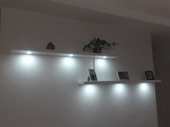 Estante flotante con 3 luces led - Decora tu interior