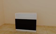 mesa de luz doble cajon - comprar online