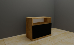 mesa de luz doble cajon - comprar online