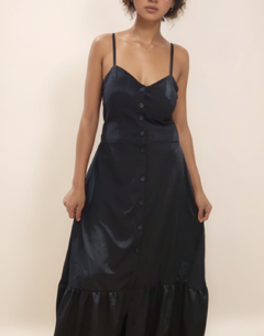 Vestido Midi Elegância Noturna