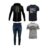 Combo #114: 2 REMERAS ESTAMPADAS + 1 JEAN + 1 CAMPERA