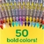 Imagem do Lápis De Cor Crayola 50 Cores Twistables Não Precisa Apontar