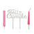 Pack Vela Topper Bengala Feliz Cumple - comprar online