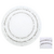 Plato De Sitio blanco confetti plateado - comprar online