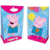 Bolsa Papel Estuche con Glitter x8 Peppa Pig