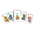 Mini Cartas Naipes Dinos x6 Un