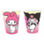 Vaso Polipapel Kuromi y My Melody X8 Un