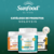 KIT 3 UN - PELE UNHAS E CABELOS 1300MG 60 CAPSULAS SUNFOOD - loja online