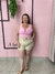 Short Milena com cinto nude GG - comprar online