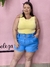 Cropped regata amarelo na internet