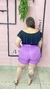 Short Milena com cinto Lilas G1 - comprar online