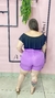 Short Milena com cinto Lilas GG - comprar online