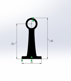 Soporte Cortina Largo 12mm X3 Unidades en internet