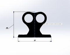 Soporte Cortina Doble Horizontal 15mm X3 Unidades en internet