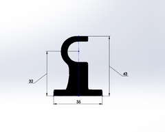 Soporte Cortina 15mm X3 Unidades - tienda online