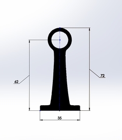 Soporte Cortina Largo 15mm X3 Unidades en internet