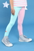 Legging Dupla Rosa Azul Bebê na internet