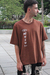 T-SHIRT OVERSIZED ALL COLLECTIONS MARROM na internet