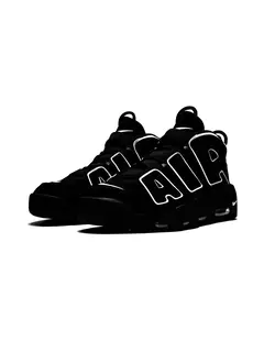 Air More Uptempo Black White - comprar en línea