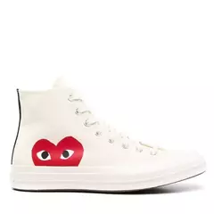 Converse x Comme des Garçons Play White