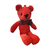 Oso Peluche Pequeño Para Bebe Múltiples Usos Rojo