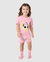 Pijama Infantil Menina Estampa + Aplique Pompom Malwee