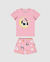 Pijama Infantil Menina Estampa + Aplique Pompom Malwee - comprar online