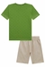 Conjunto de Camiseta verde Lucboo - comprar online