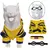 Disfraz de Deadpool y Wolverine para perros Hallowen en internet