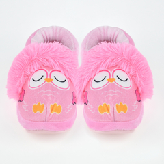 Pantufa Coruja Rosa - Ref. 3404 - loja online